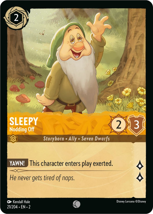 Disney Lorcana: Sleepy - Nodding Off card image