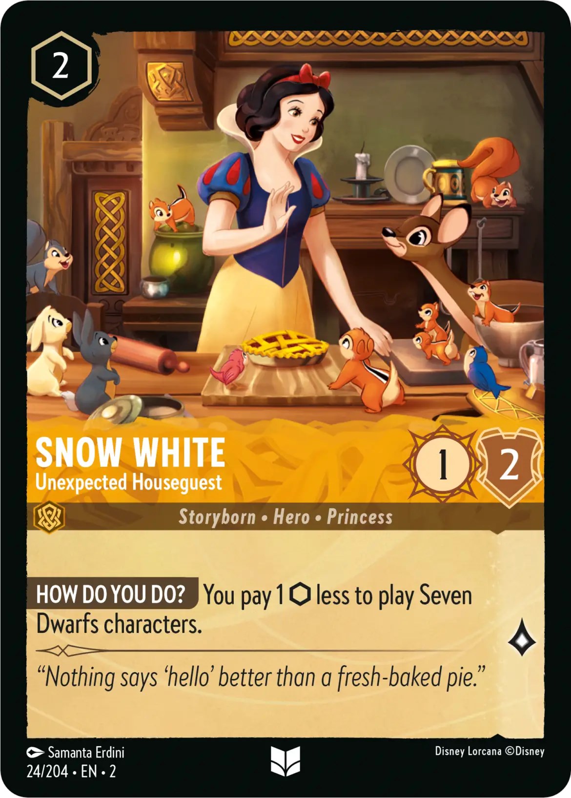 Disney Lorcana: Snow White - Unexpected Houseguest card image