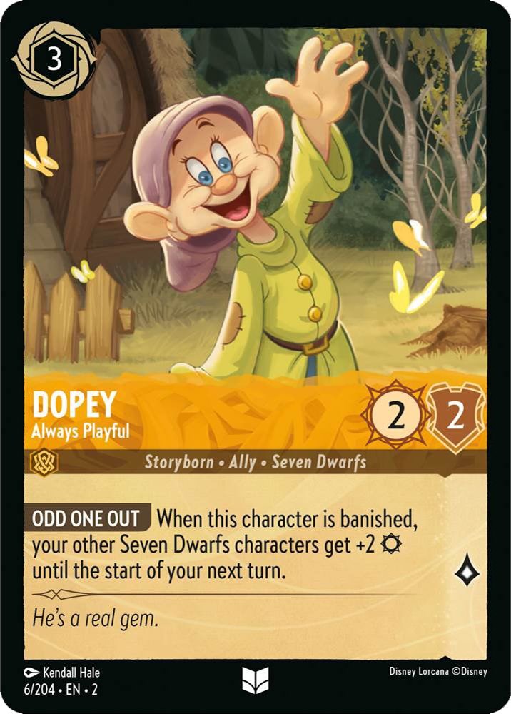 Disney Lorcana: Dopey - Always Playful card image