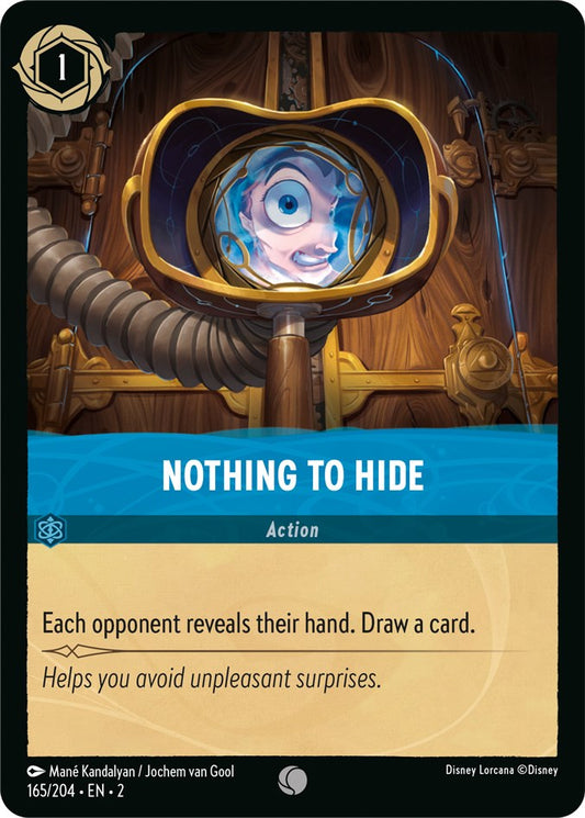 Disney Lorcana: Nothing to Hide card image