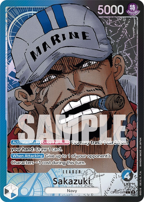 One Piece Card Game: Sakazuki (Alternate Art) card image