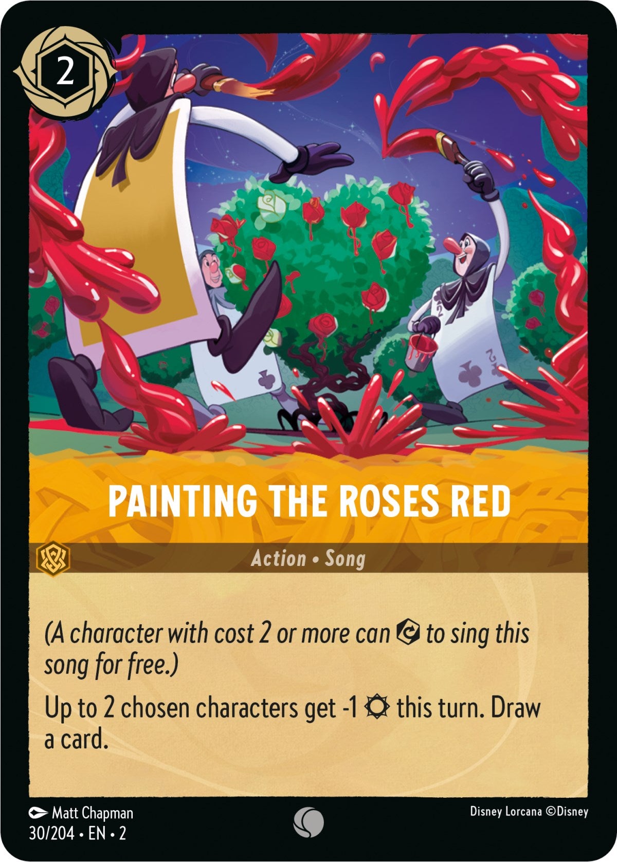 Disney Lorcana: Painting the Roses Red card image