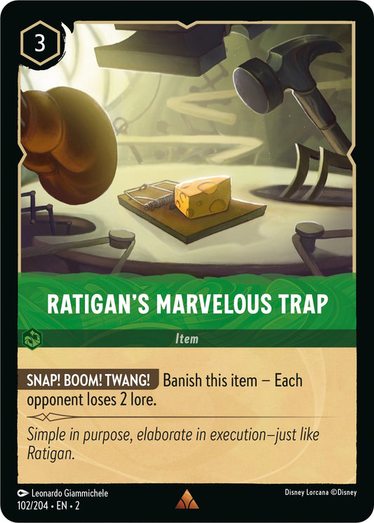 Disney Lorcana: Ratigan's Marvelous Trap card image