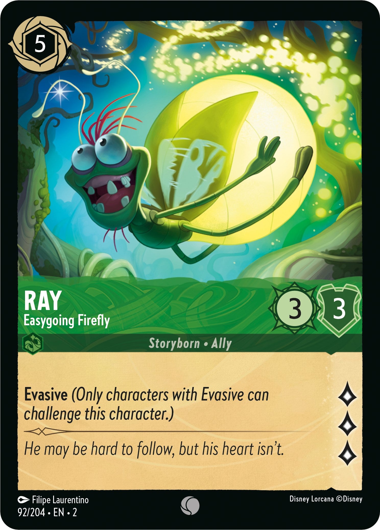 Disney Lorcana: Ray - Easygoing Firefly card image