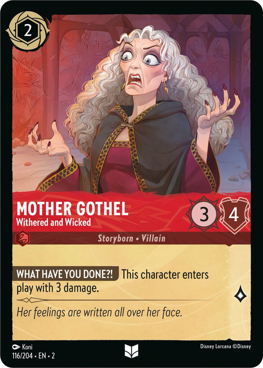 Disney Lorcana: Mother Gothel - Withered and Wicked card image