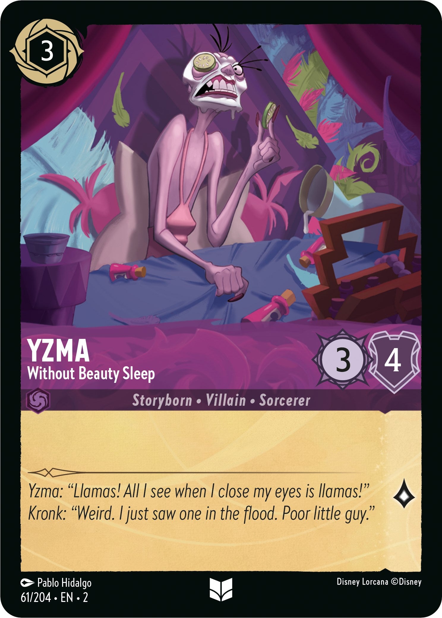 Disney Lorcana: Yzma - Without Beauty Sleep card image