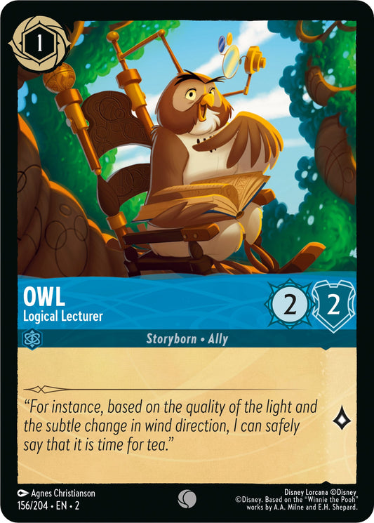 Disney Lorcana: Owl - Logical Lecturer card image