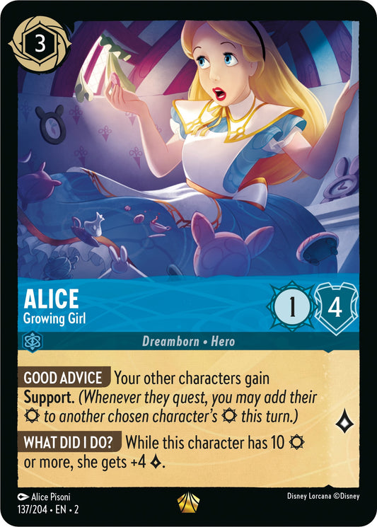 Disney Lorcana: Alice - Growing Girl card image