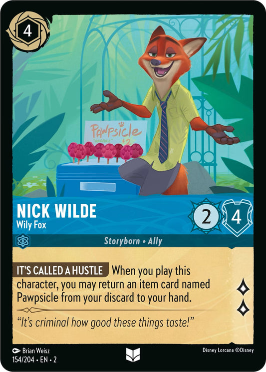 Disney Lorcana: Nick Wilde - Wily Fox card image