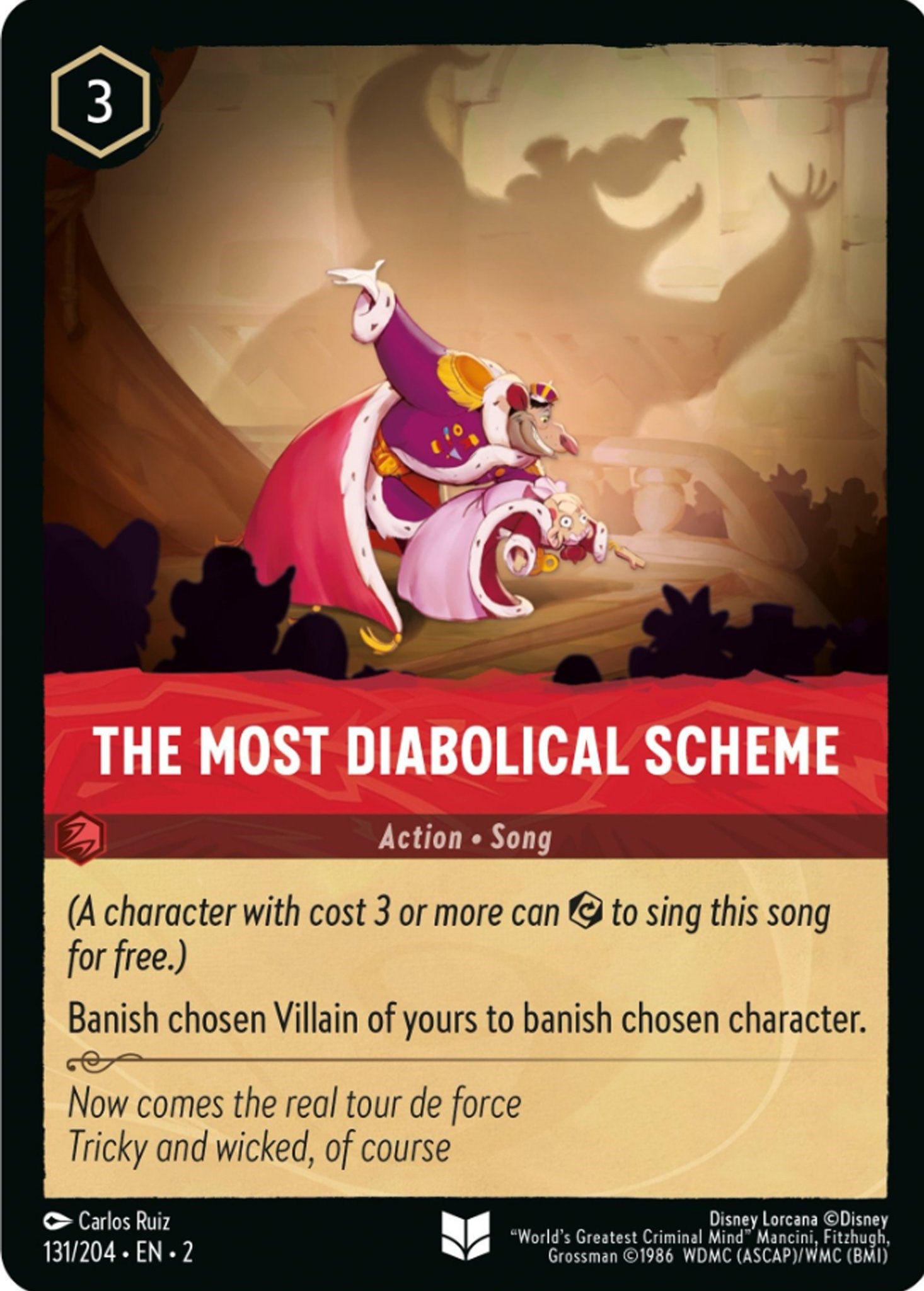 Disney Lorcana: The Most Diabolical Scheme card image