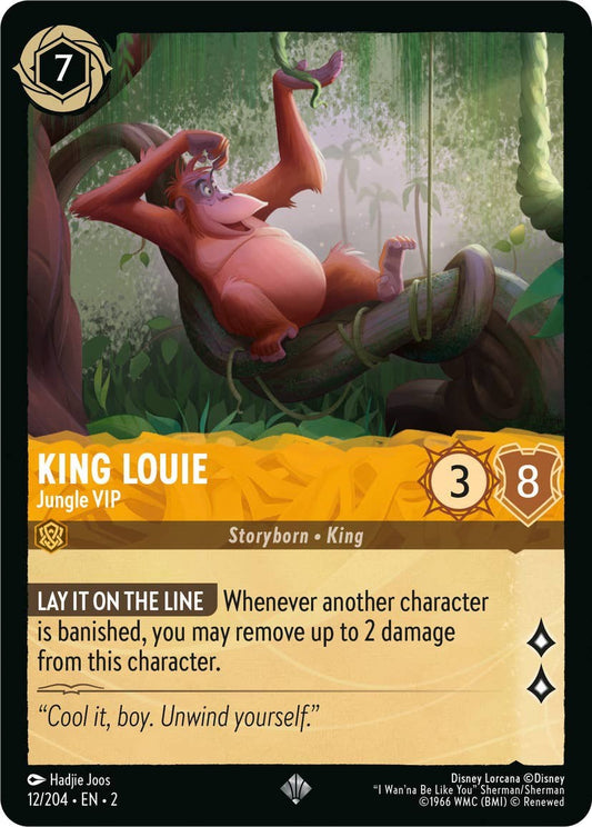 Disney Lorcana: King Louie - Jungle VIP card image