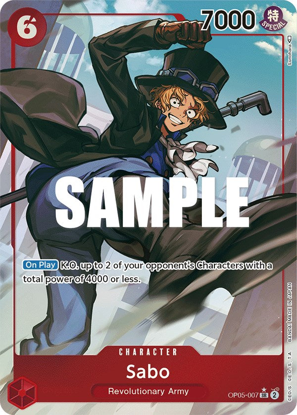 One Piece Card Game: Sabo (007) (Alternate Art) card image