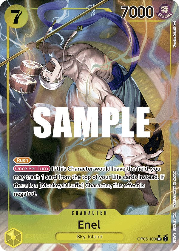 One Piece Card Game: Enel (100) (Alternate Art) card image