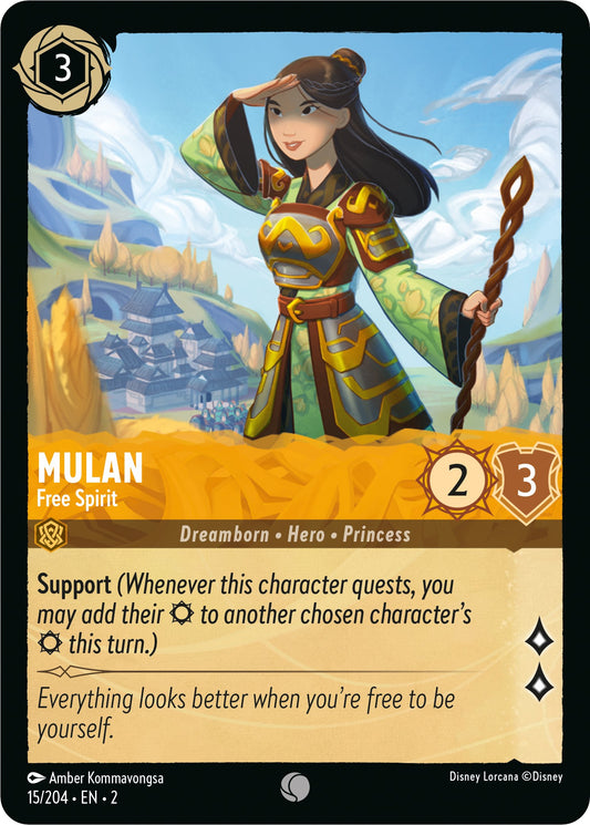 Disney Lorcana: Mulan - Free Spirit card image