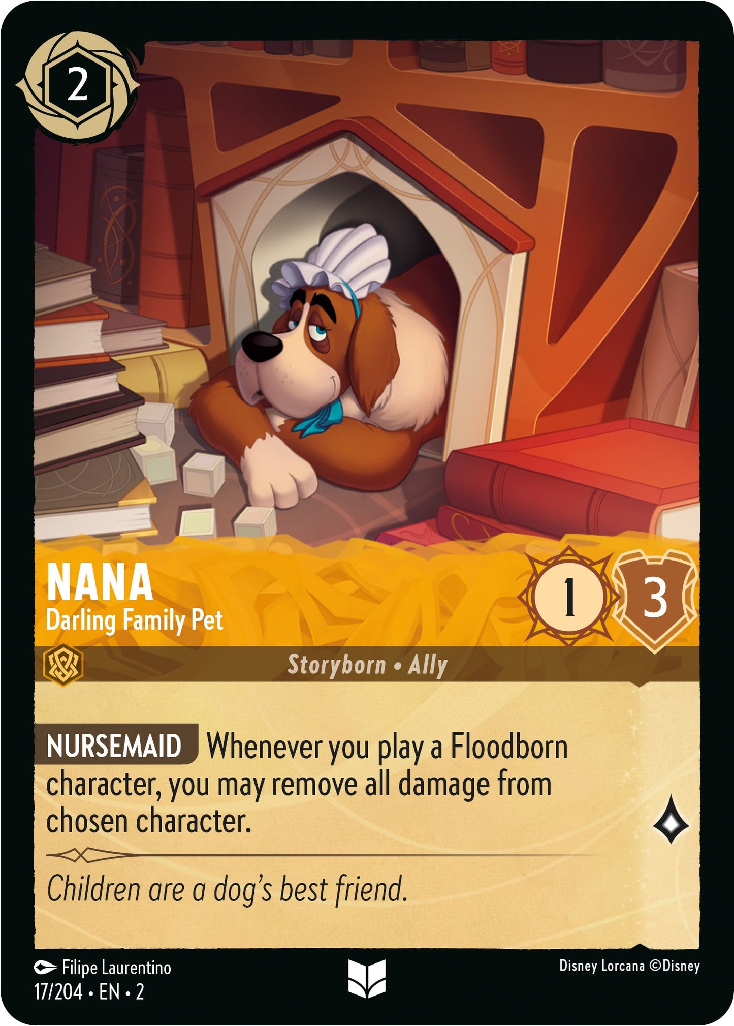 Disney Lorcana: Nana - Darling Family Pet card image