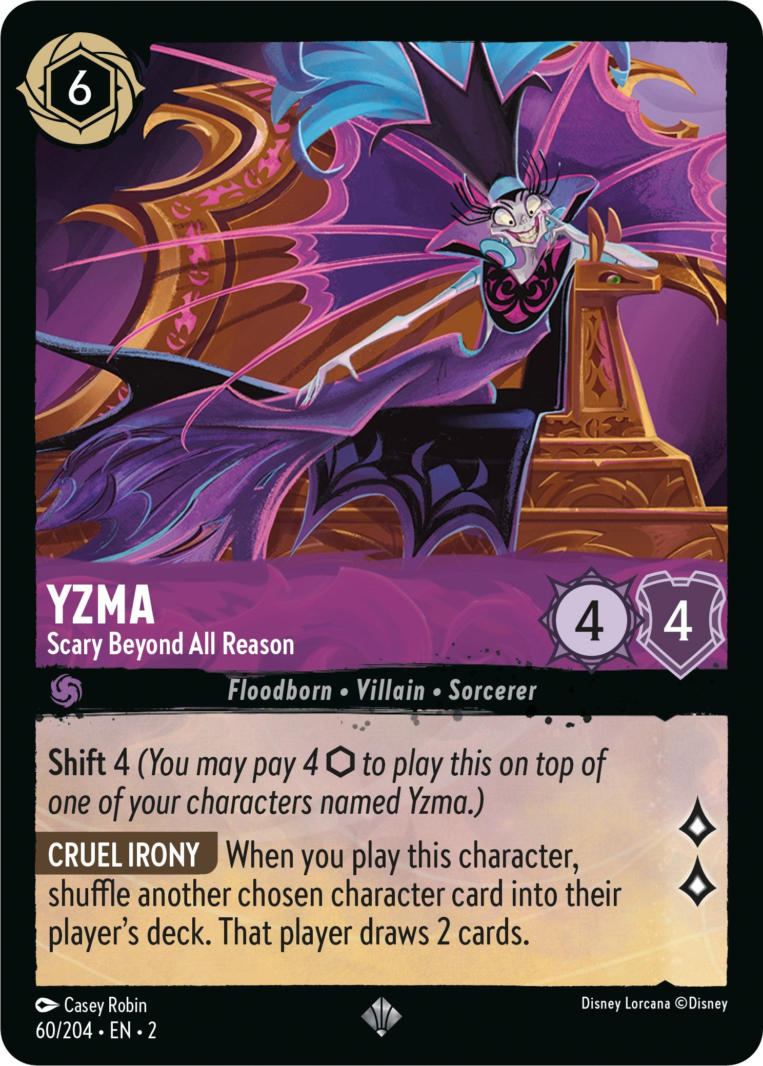 Disney Lorcana: Yzma - Scary Beyond All Reason card image