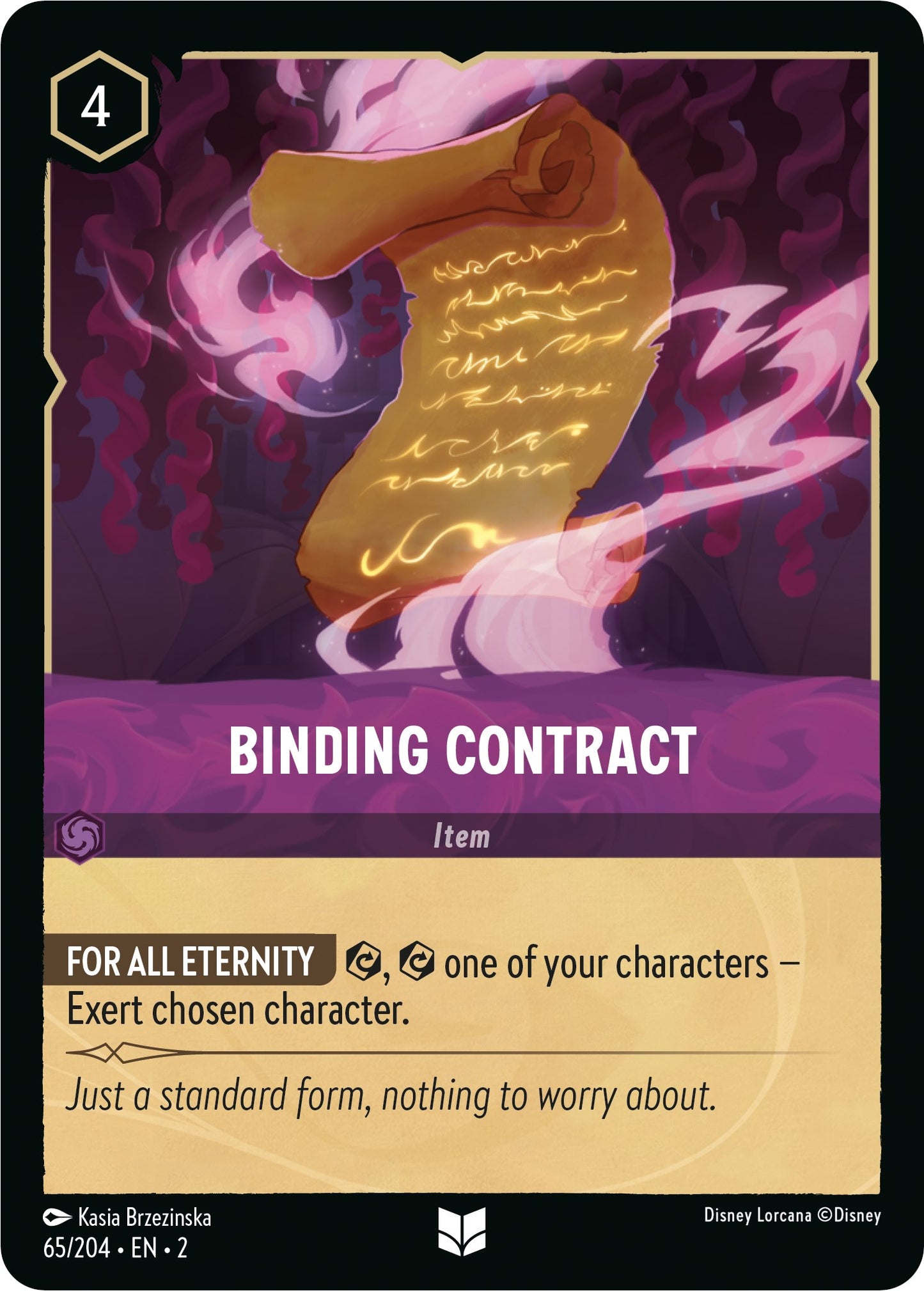 Disney Lorcana: Binding Contract card image