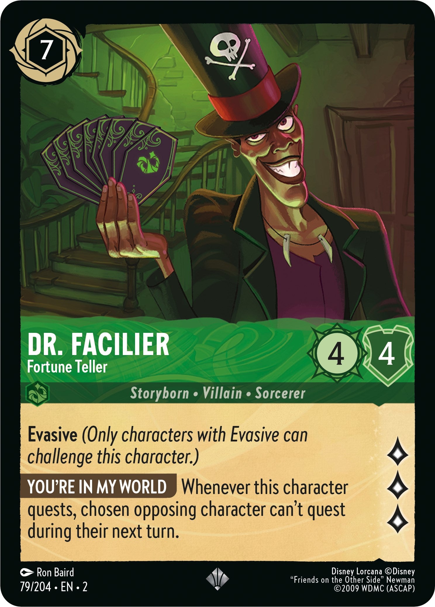 Disney Lorcana: Dr. Facilier - Fortune Teller card image