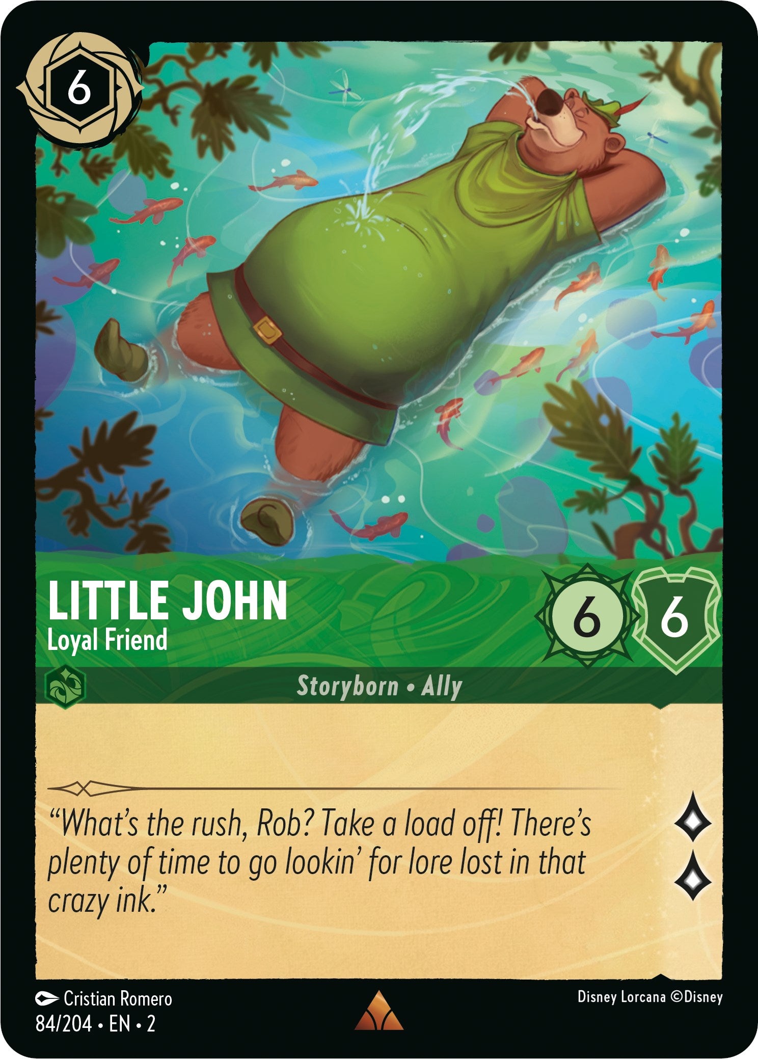 Disney Lorcana: Little John - Loyal Friend card image