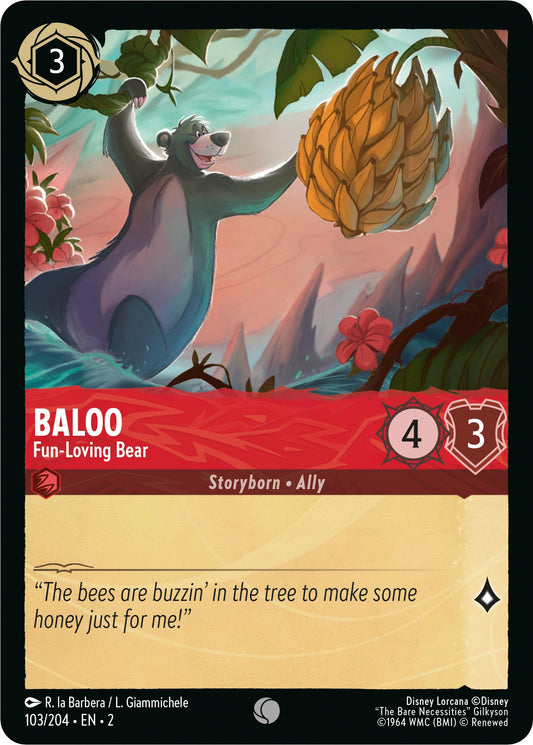 Disney Lorcana: Baloo - Fun-Loving Bear card image