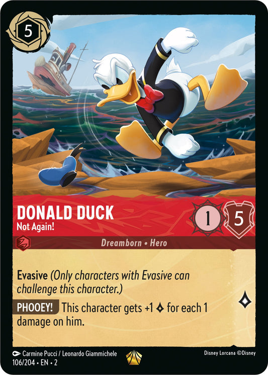 Disney Lorcana: Donald Duck - Not Again! card image