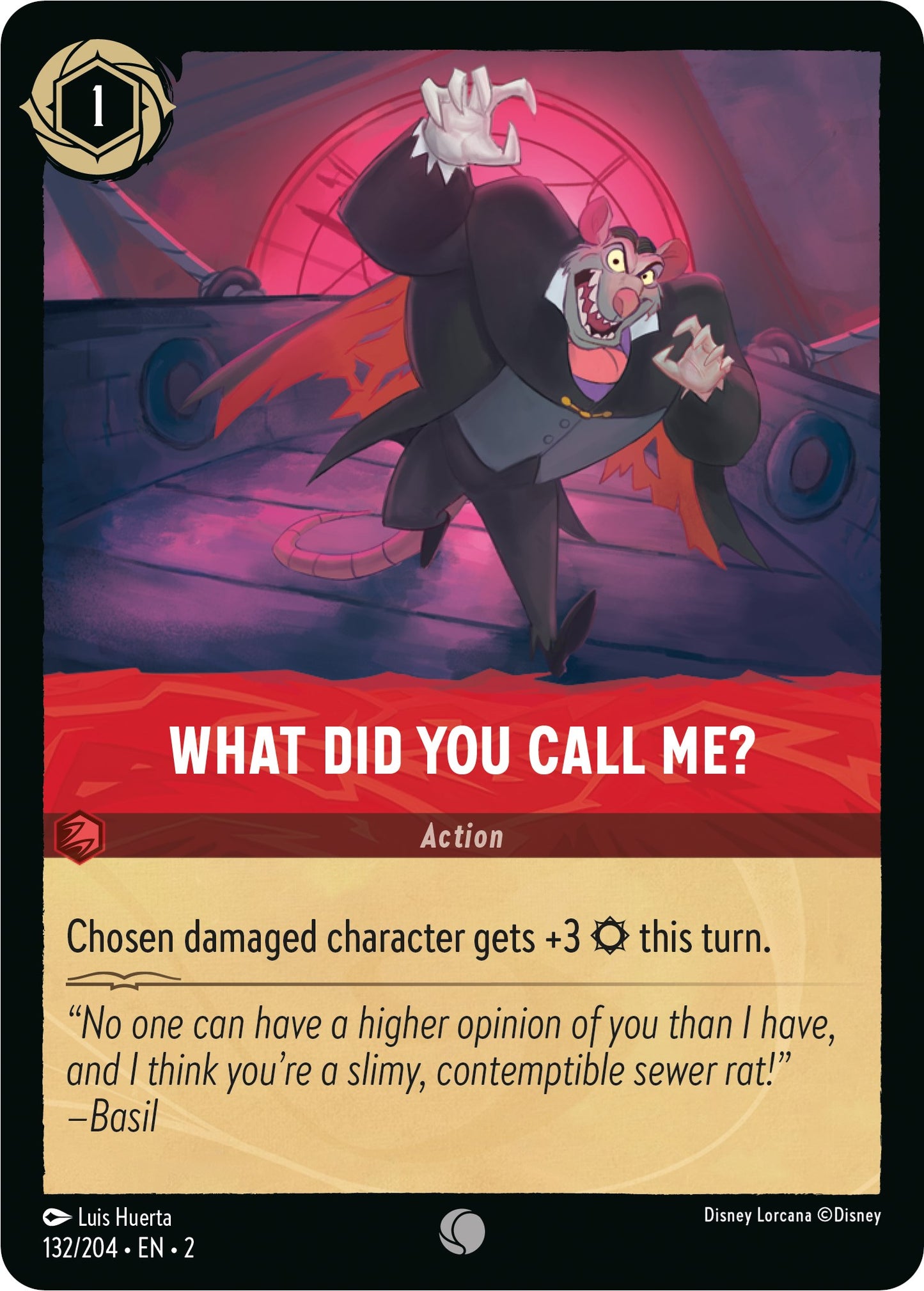 Disney Lorcana: What Did You Call Me? card image