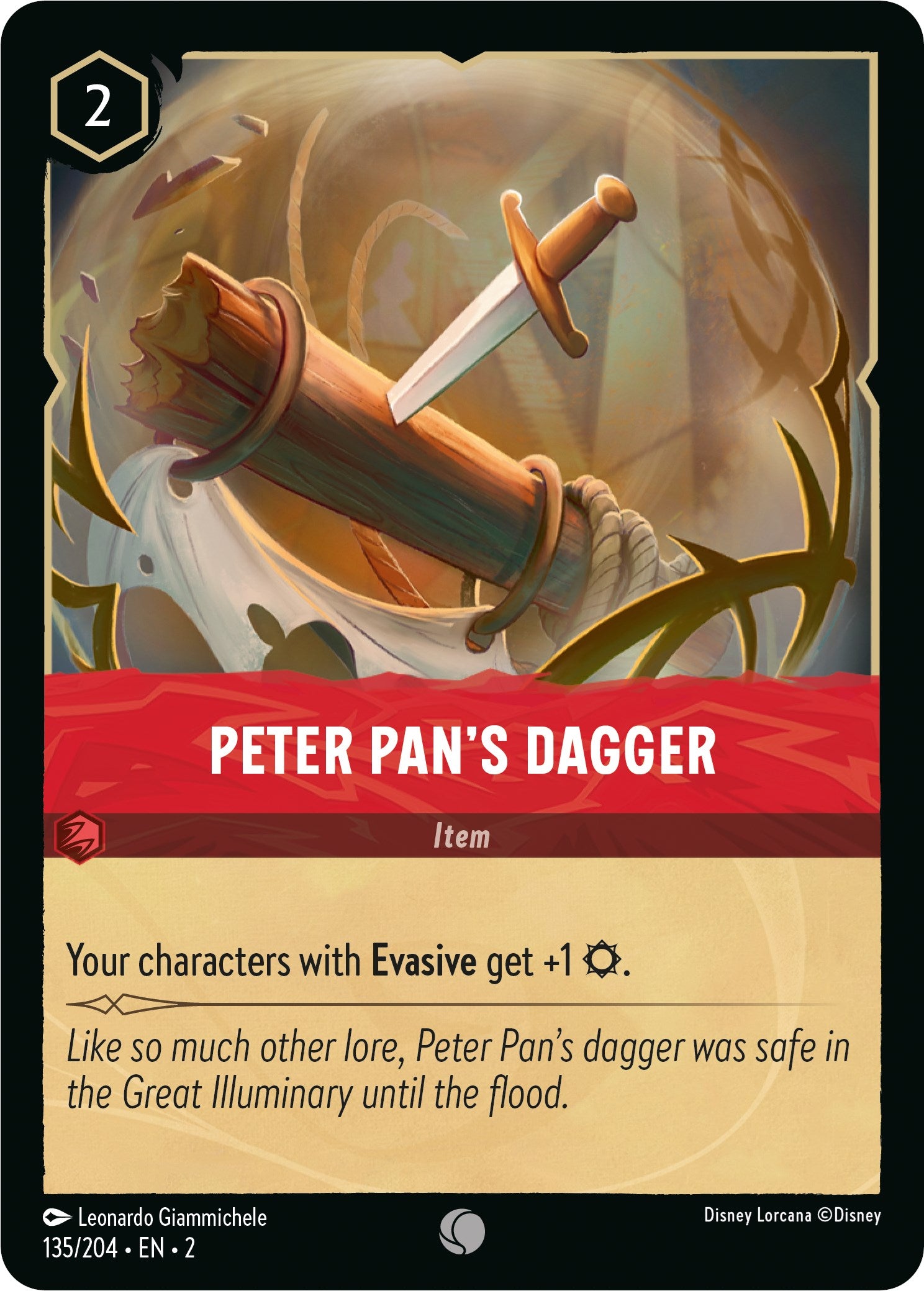 Disney Lorcana: Peter Pan's Dagger card image