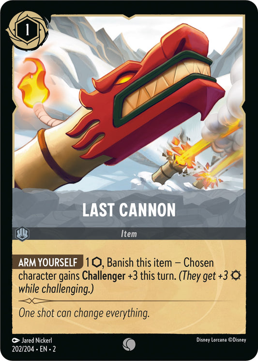 Disney Lorcana: Last Cannon card image