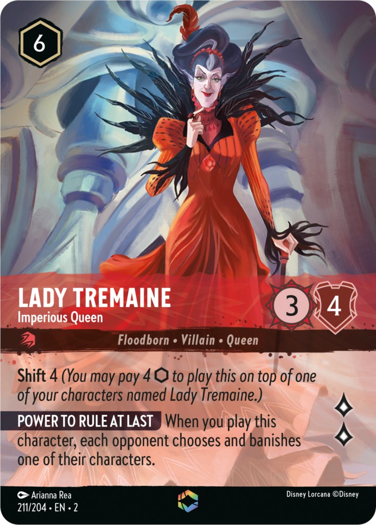 Disney Lorcana: Lady Tremaine - Imperious Queen (Enchanted) card image