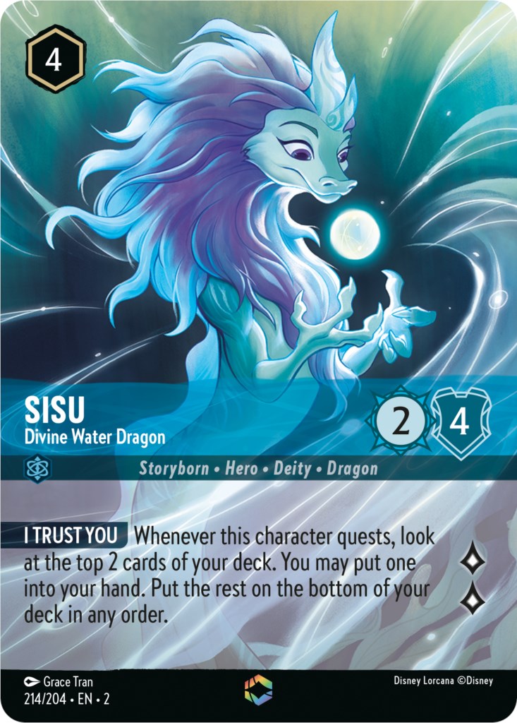 Disney Lorcana: Sisu - Divine Water Dragon (Enchanted) card image