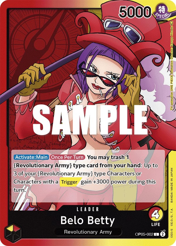 One Piece Card Game: Belo Betty (002) card image