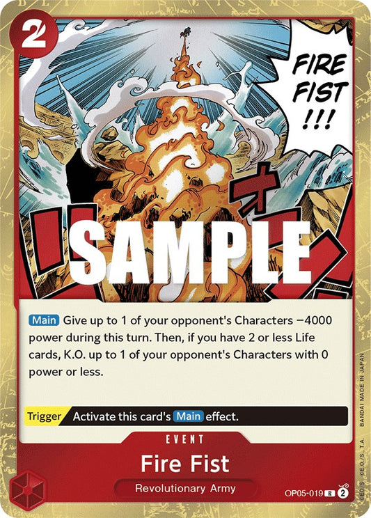 One Piece Card Game: Fire Fist card image