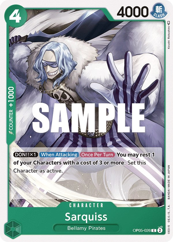 One Piece Card Game: Sarquiss card image