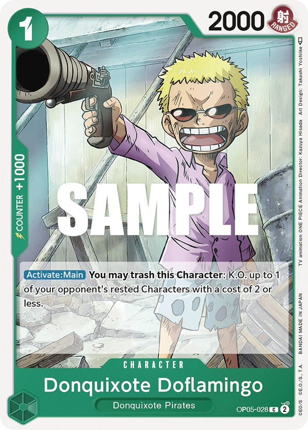 One Piece Card Game: Donquixote Doflamingo (028) card image