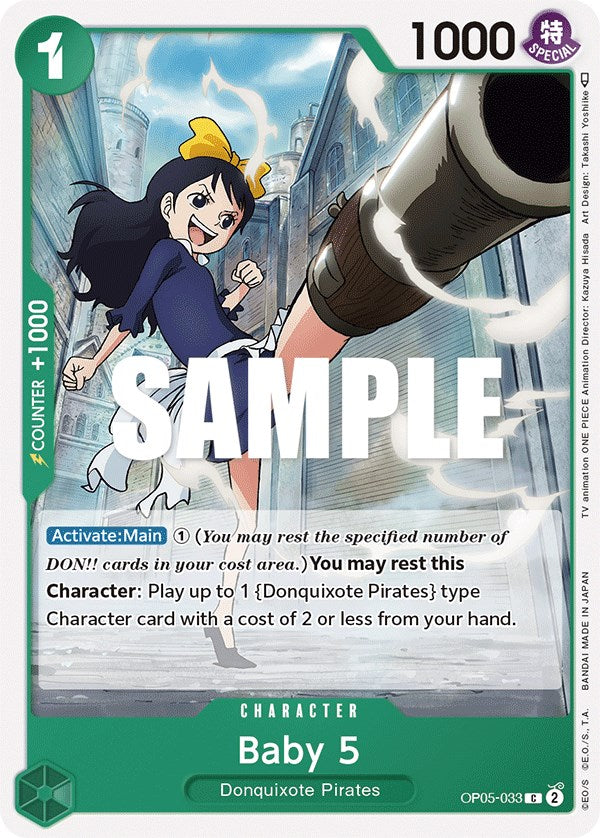 One Piece Card Game: Baby 5 (033) card image