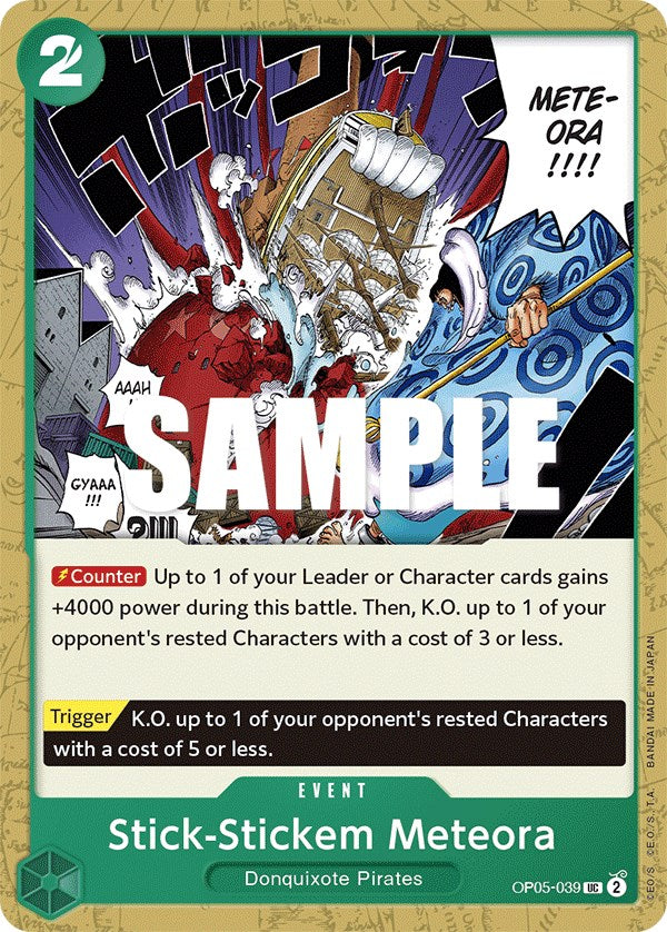 One Piece Card Game: Stick-Stickem Meteora card image