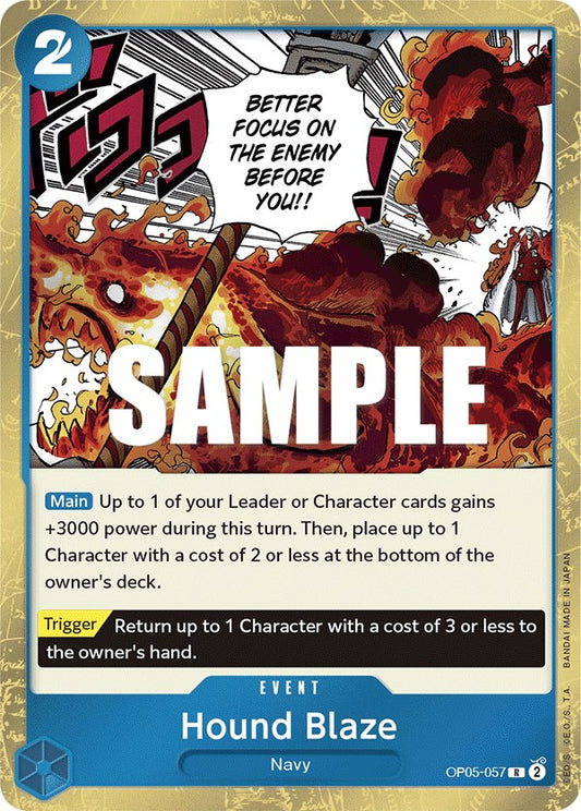 One Piece Card Game: Hound Blaze card image