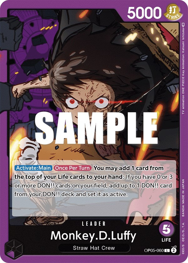 One Piece Card Game: Monkey.D.Luffy (060) card image