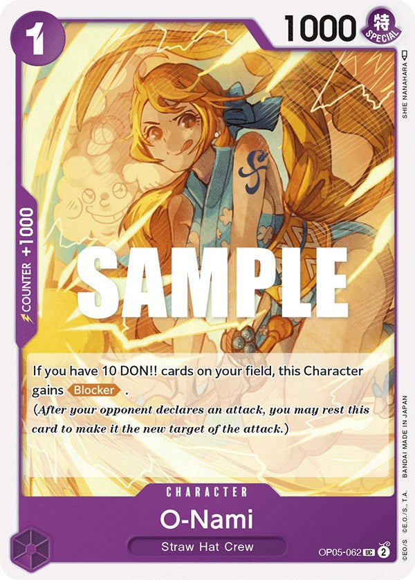 One Piece Card Game: O-Nami card image