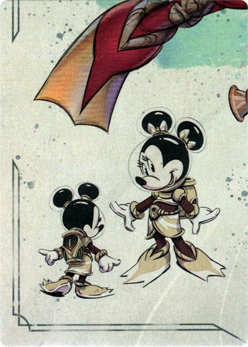 Disney Lorcana: Minnie Mouse - Wide-Eyed Diver Puzzle Insert (Bottom Left) card image