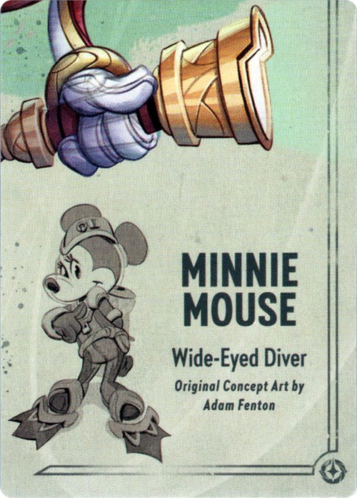 Disney Lorcana: Minnie Mouse - Wide-Eyed Diver Puzzle Insert (Bottom Right) card image