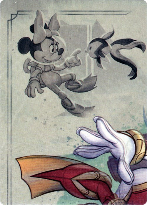 Disney Lorcana: Minnie Mouse - Wide-Eyed Diver Puzzle Insert (Top Left) card image