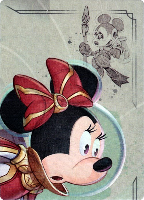 Disney Lorcana: Minnie Mouse - Wide-Eyed Diver Puzzle Insert (Top Right) card image