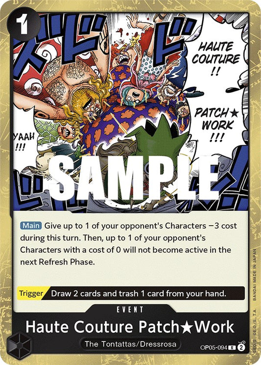 One Piece Card Game: Haute Couture Patch Work card image