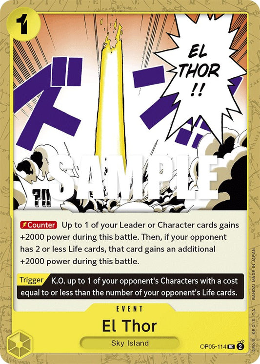 One Piece Card Game: El Thor card image