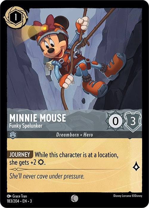 Disney Lorcana: Minnie Mouse - Funky Spelunker card image