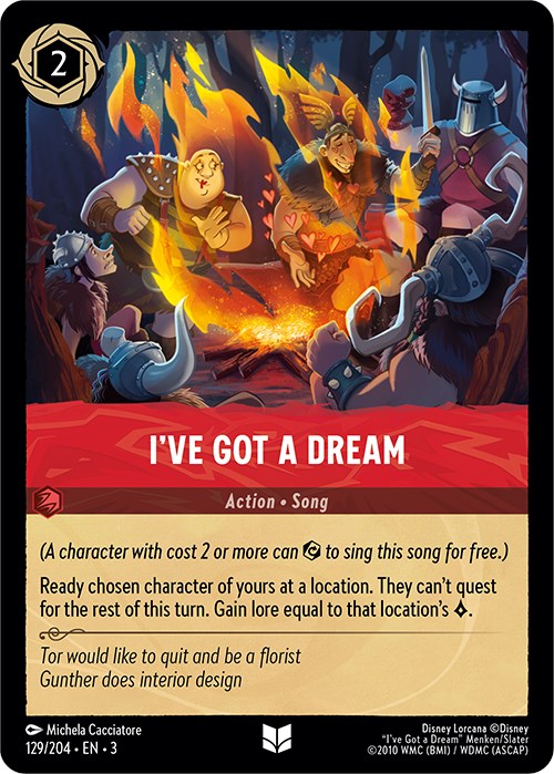 Disney Lorcana: I've Got a Dream card image