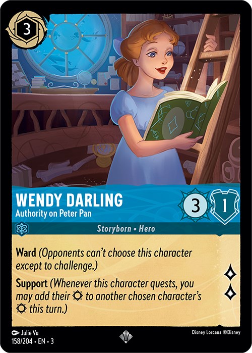 Disney Lorcana: Wendy Darling - Authority on Peter Pan card image