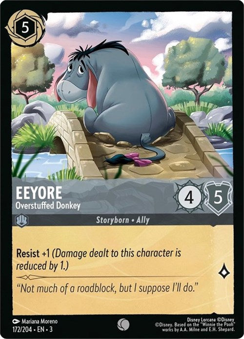 Disney Lorcana: Eeyore - Overstuffed Donkey card image