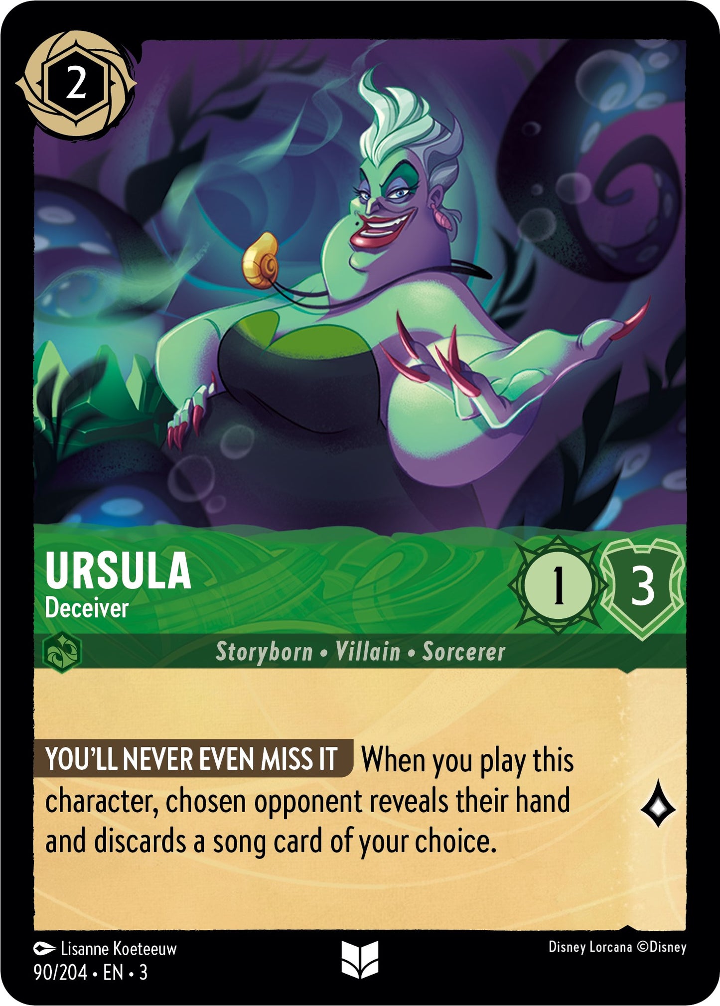 Disney Lorcana: Ursula - Deceiver card image